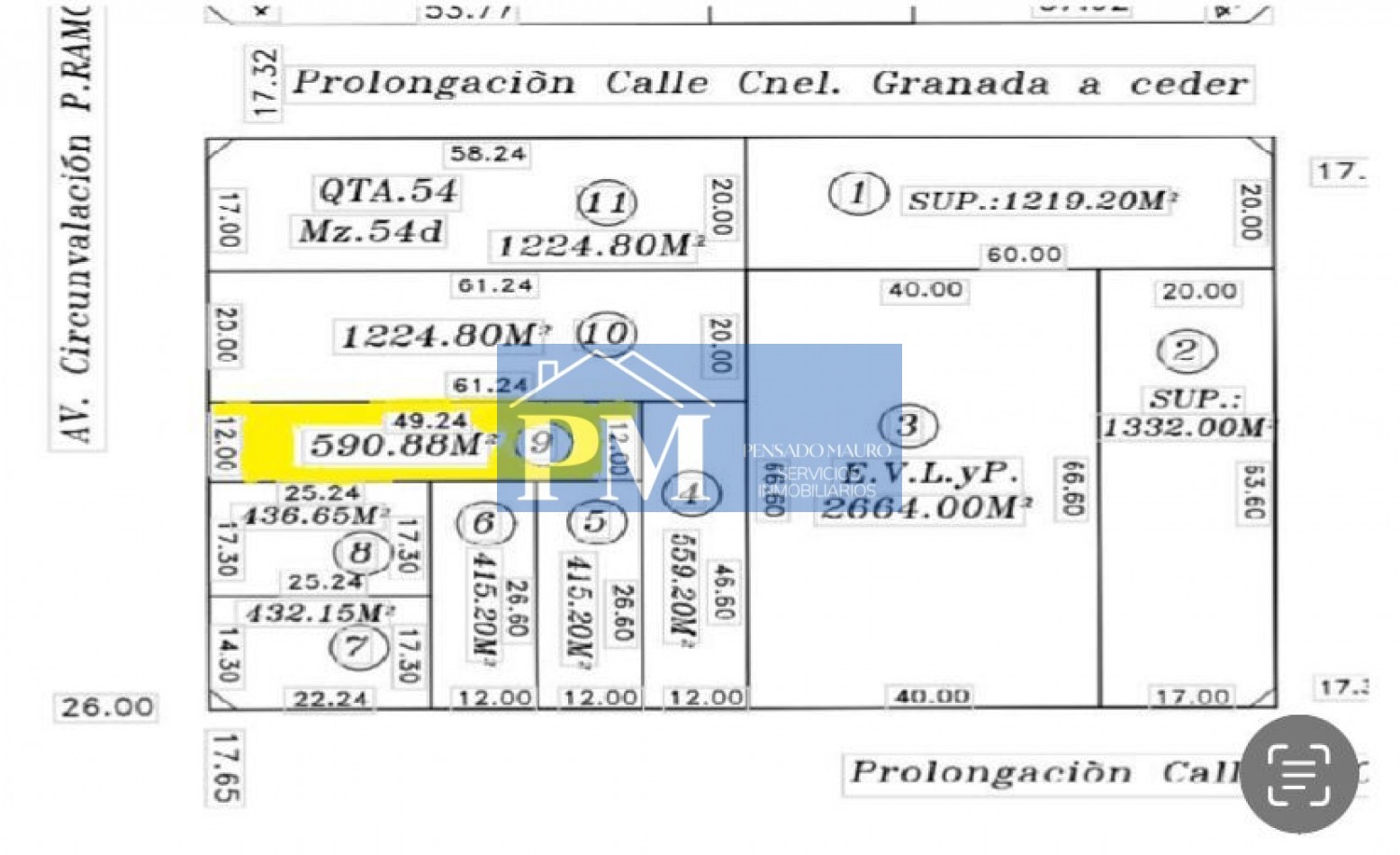 TERRENO SOBRE AVENIDA EN VENTA